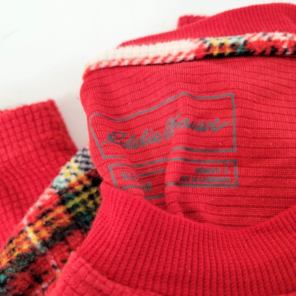 Eddie Bauer Men's and Women's Christmas Plaid Pajama Set With Red Truck Graphic - Picture 4 of 5